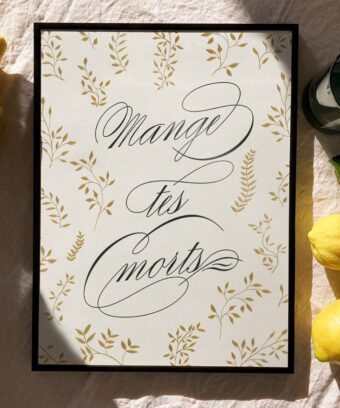 BELLE AFFICHE Mange tes morts