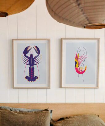 BELLE AFFICHE fruits de mer duo