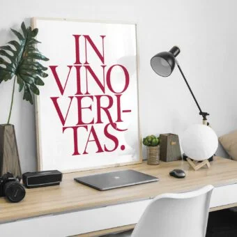 BELLE AFFICHE in vino veritas