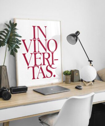 BELLE AFFICHE in vino veritas