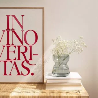 BELLE AFFICHE in vino veritas