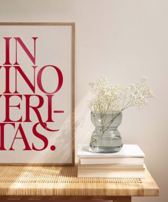 BELLE AFFICHE in vino veritas
