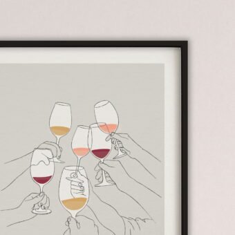 BELLE AFFICHE sante multicolore