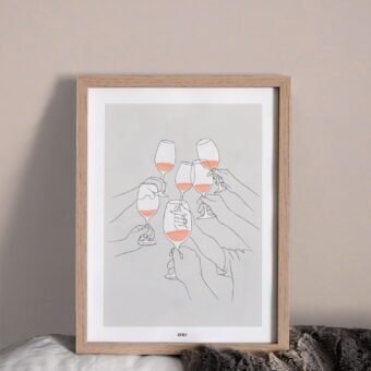BELLE AFFICHE sante rose