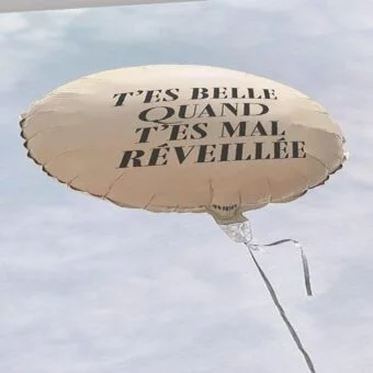 BELLE AFFICHE tes belle mal reveillee