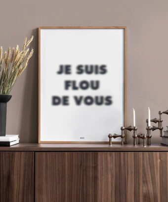 BELLE AFFICHE flou