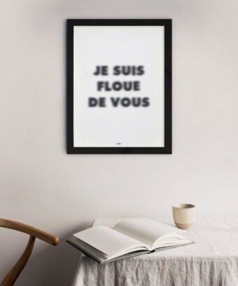 BELLE AFFICHE floue