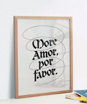 More Amor Por Favor blanc
