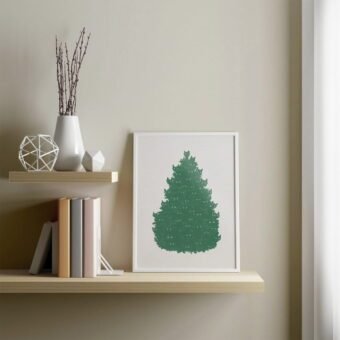 Studio topo sapin vert