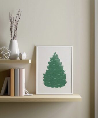 Studio topo sapin vert