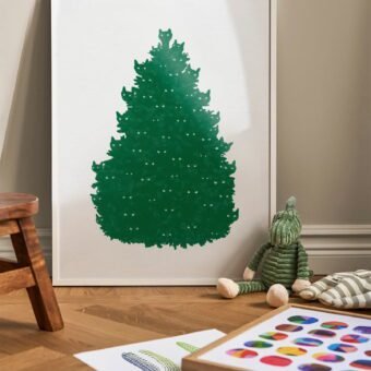 Studio topo sapin vert