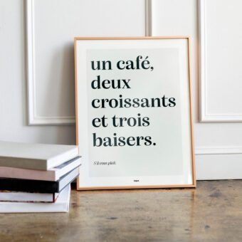 studio topo un café deux croissants trois baisers