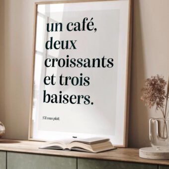 studio topo un café deux croissants trois baisers