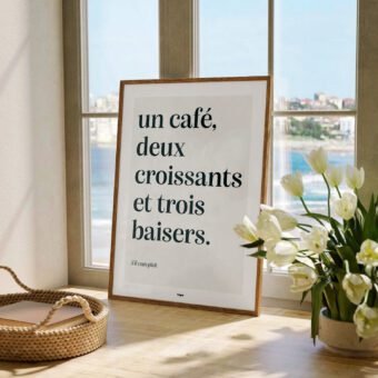 studio topo un café deux croissants trois baisers