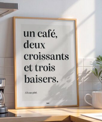 studio topo un café deux croissants trois baisers