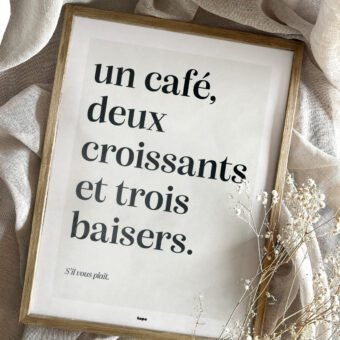studio topo un café deux croissants trois baisers a