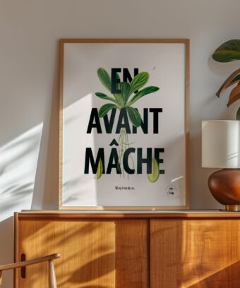 en avant mache affiche