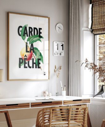 garde la peche affiche