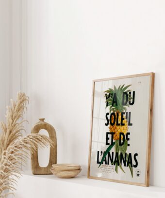 y a du soleil et de l ananas