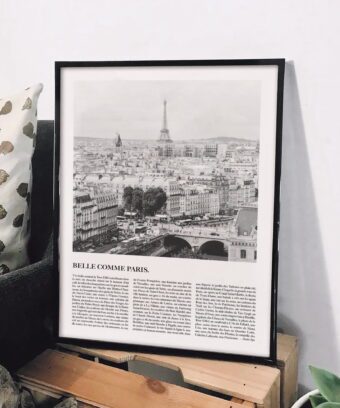 belle comme Paris affiche toits