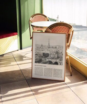 belle comme Paris affiche tour eiffel
