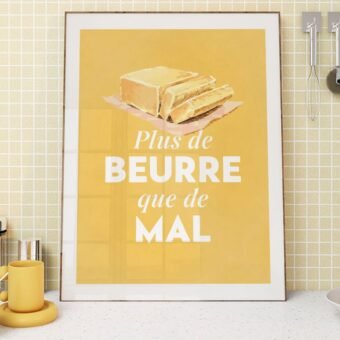 Plus de beurre que de mal affiche