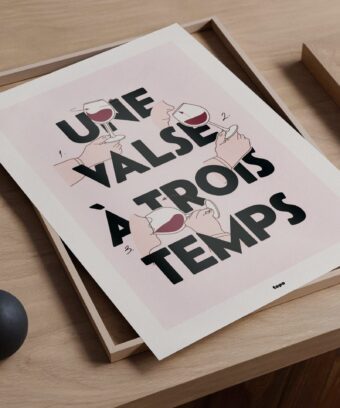 une valse à temps affiche
