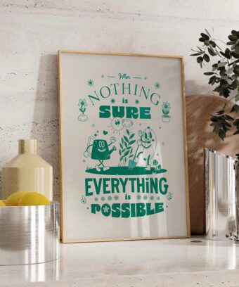 when nothing is sure everything is possible affiche studio topo