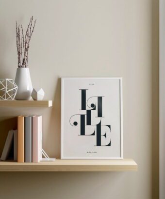 affiche de LILLE typographique studio topo