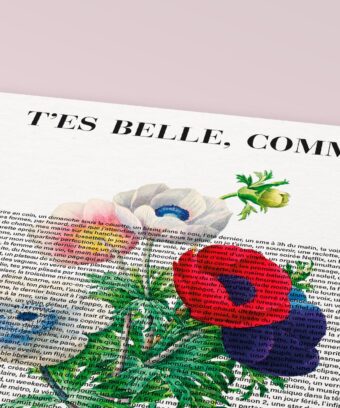 t es belle comme anémones