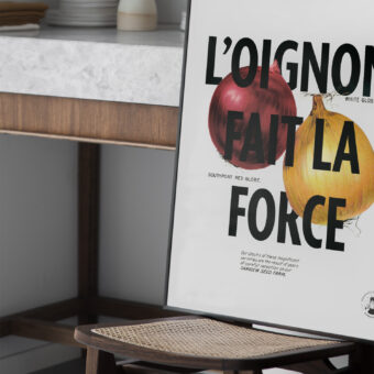 affiche l oignon fait la force botanique