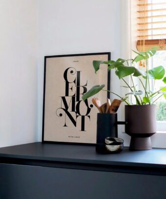 studio topo CLERMONT typographie
