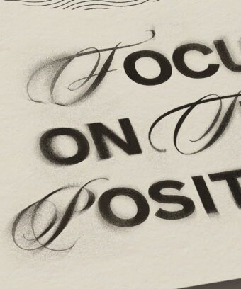 studio topo Focus on the positive