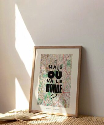 Carte voyage print
