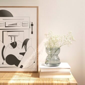 studio topo Barista illustration