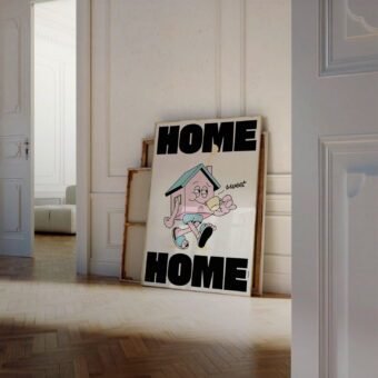studio topo affiche HOME sweet HOME