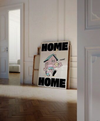studio topo affiche HOME sweet HOME