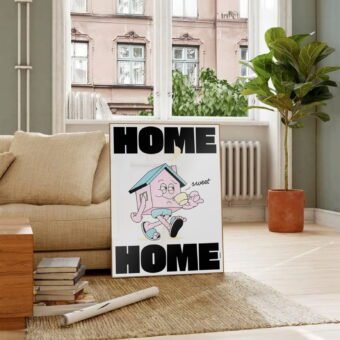 studio topo affiche HOME sweet HOME