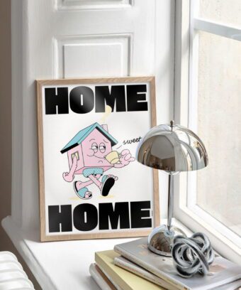 studio topo affiche HOME sweet HOME