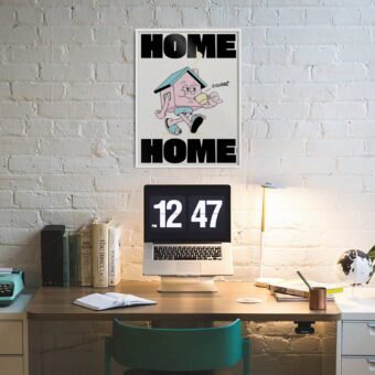 studio topo affiche HOME sweet HOME