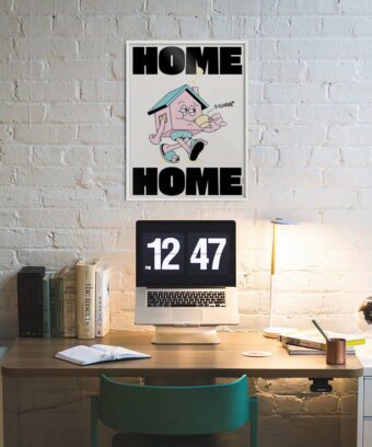 studio topo affiche HOME sweet HOME
