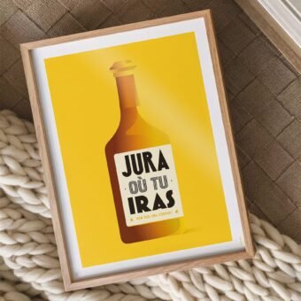 Jura ou tu iras affiche studio topo