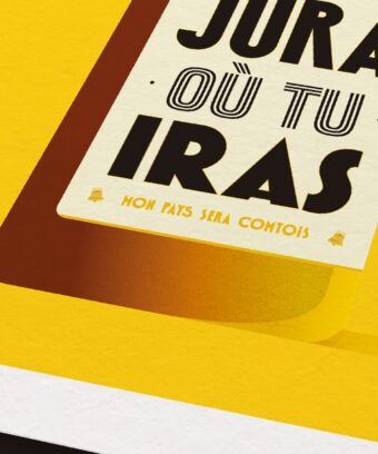 Jura ou tu iras affiche studio topo