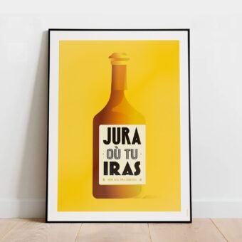 Jura ou tu iras affiche studio topo
