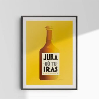 Jura ou tu iras affiche studio topo