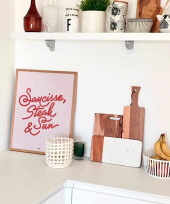affiche studio topo Saucisse speck and sun