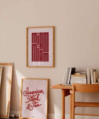 affiche studio topo Saucisse speck and sun