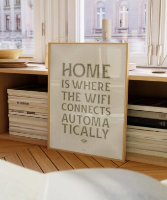 affiche studio topo home is where the wifi