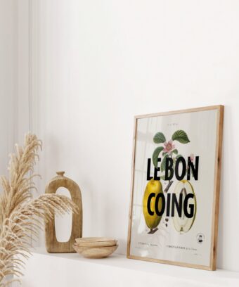 Le bon coing affiche studio topo botanique