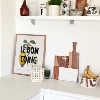 Le bon coing affiche studio topo botanique